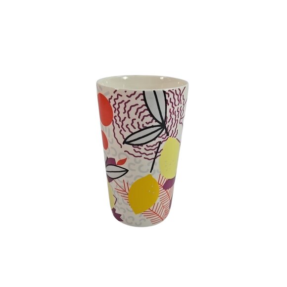 Starbucks 2015 Lemon Print Ceramic Mug 16oz Summer Citrus Graphic Cup - Picture 4 of 6